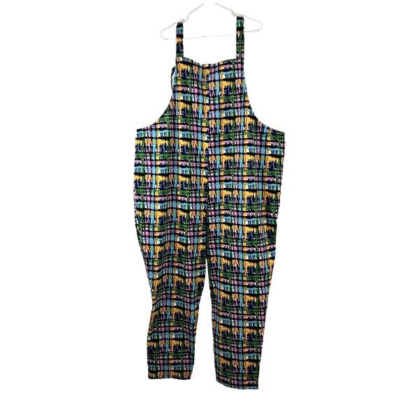 Lucy And Yak Original Dungaree Size 24 R Colorful Vinci Organic Cotton Corduroy - Picture 7 of 10